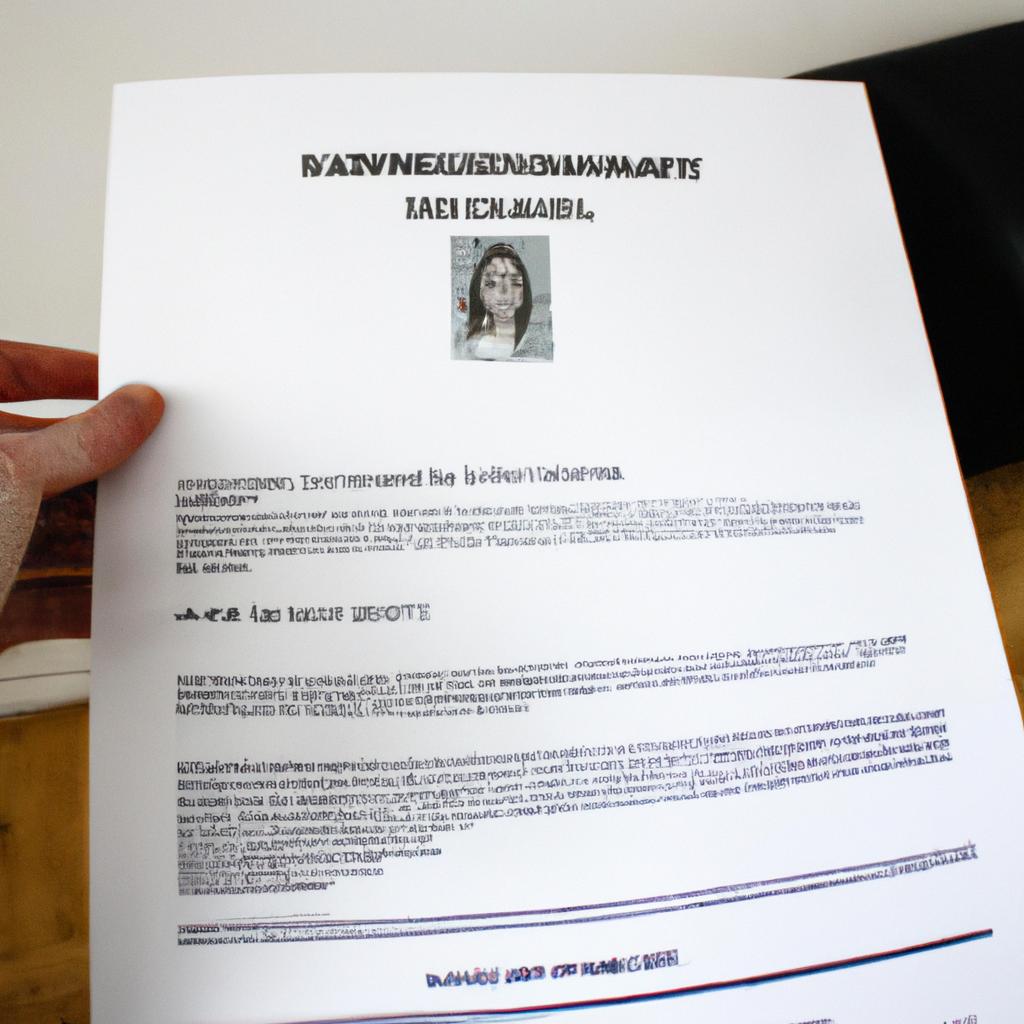 Person holding legal recognition document